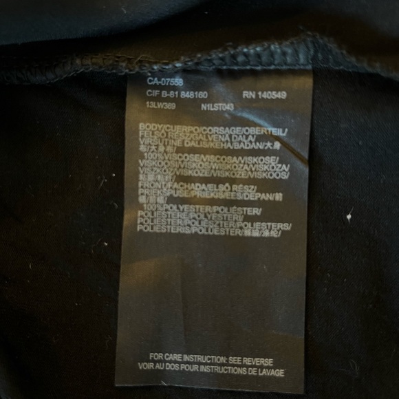 Mexx women’s black sleeveless satin top small - Picture 4 of 7